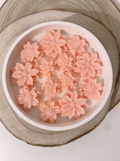 Floral- Jesmonite et Cire d’olive